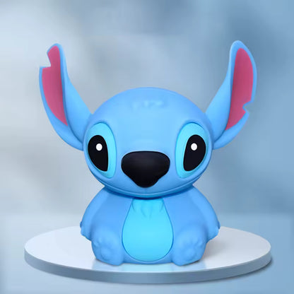 Lámpara nocturna azul.